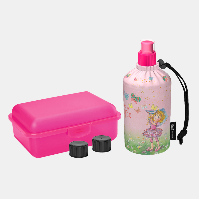 Emil Trinkflasche und Lunchbox Lillifee