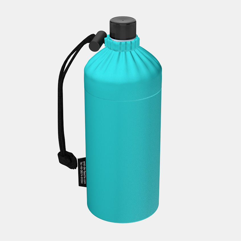 Emil Glas Trinkflasche azur