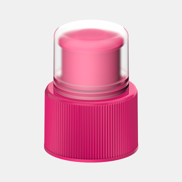 Trinkcap Ziehventil pink