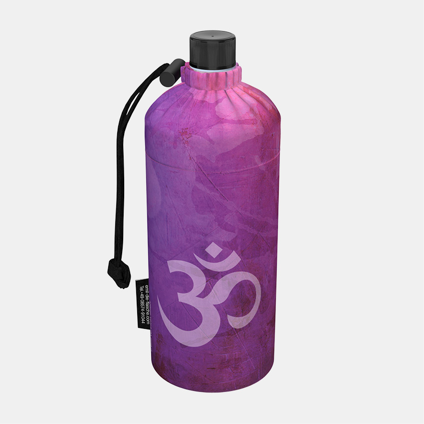 Trinkflasche Glas Lotus