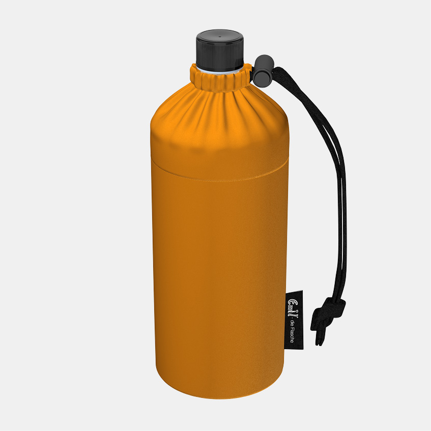 Emil Glas Trinkflasche orange