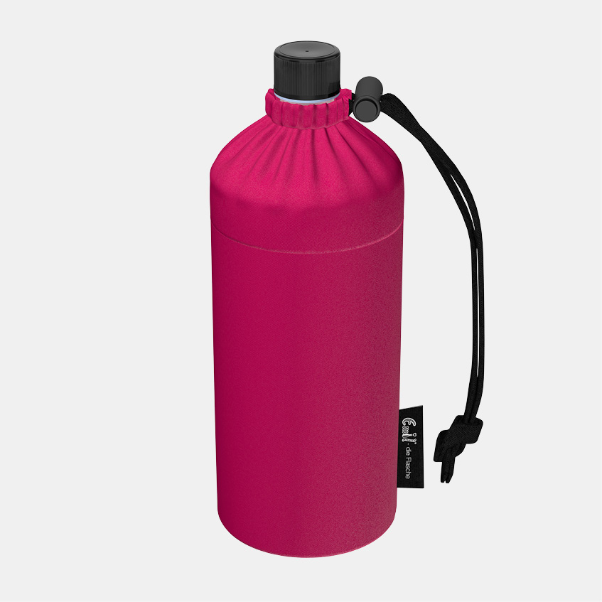 Emil Glas Trinkflasche pink