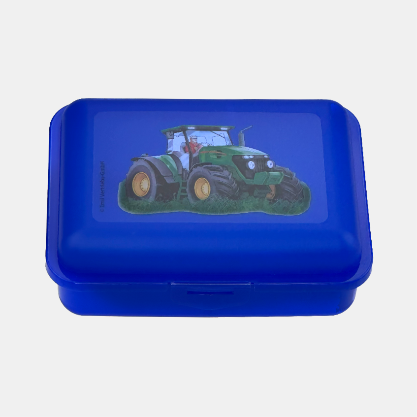 Brotbox mit Trennfach Motiv Traktor