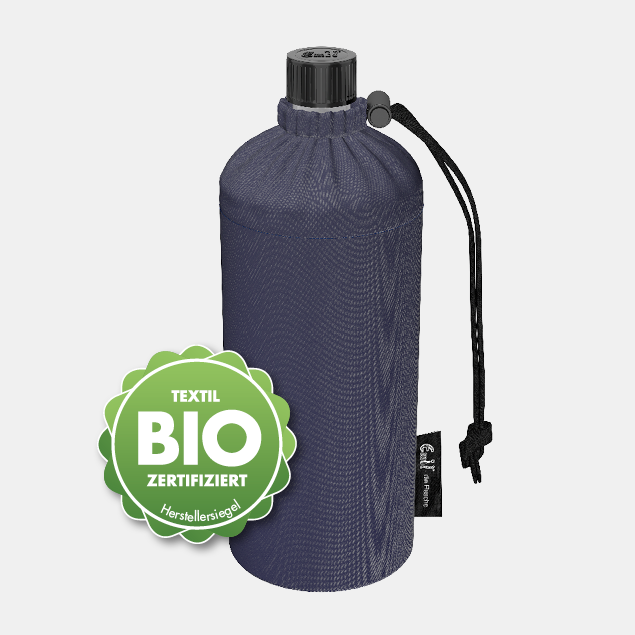 Emil Trinkflasche Bio jeans blau