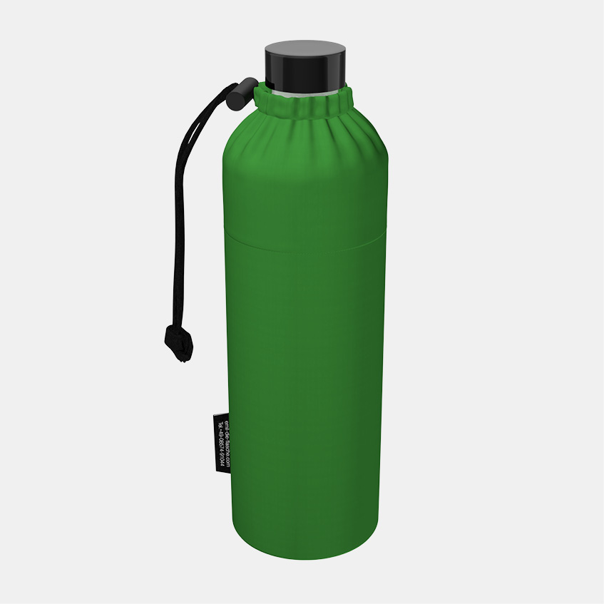 Glas Trinkflasche grün