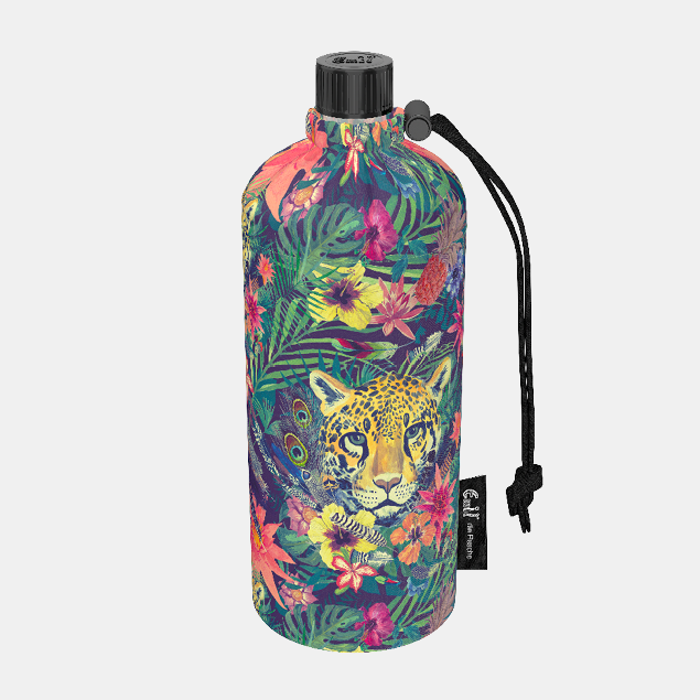 Trinkflasche Motiv Leopard