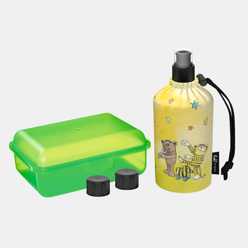 Emil Trinkflasche und Lunchbox Janosch