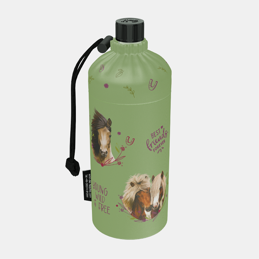 Trinkflasche Kinder Pferdefreunde