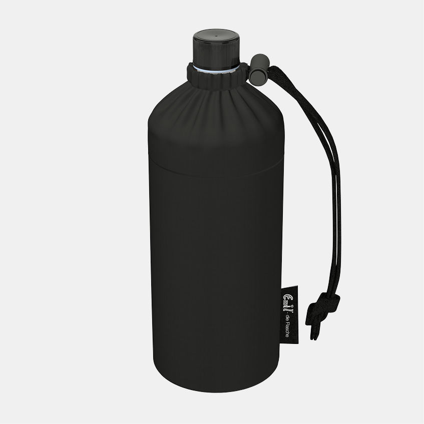 Emil Glas Trinkflasche schwarz