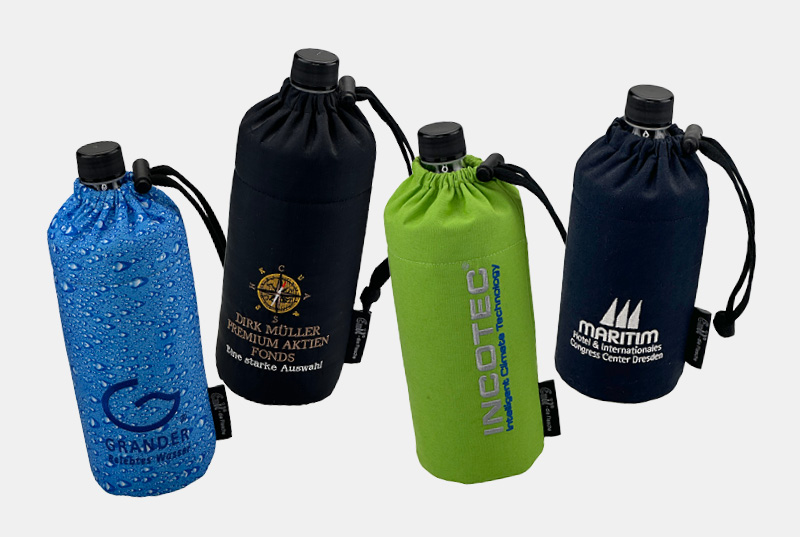 personalisierte Trinkflasche Stickerei