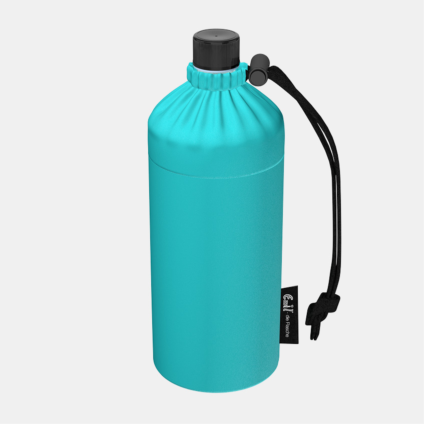 Emil Glas Trinkflasche azur