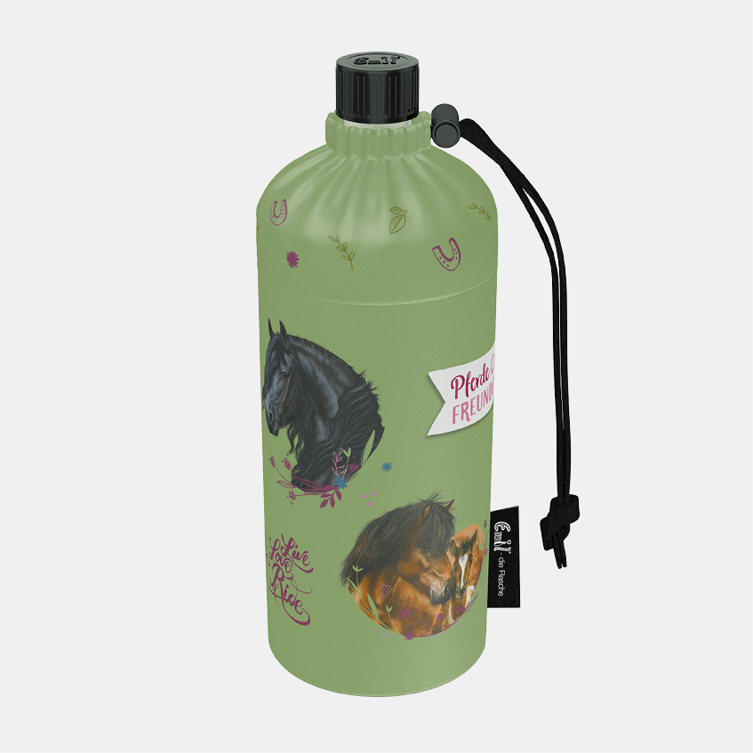Trinkflasche Kinder Motiv Pferdefreunde© 0,6l