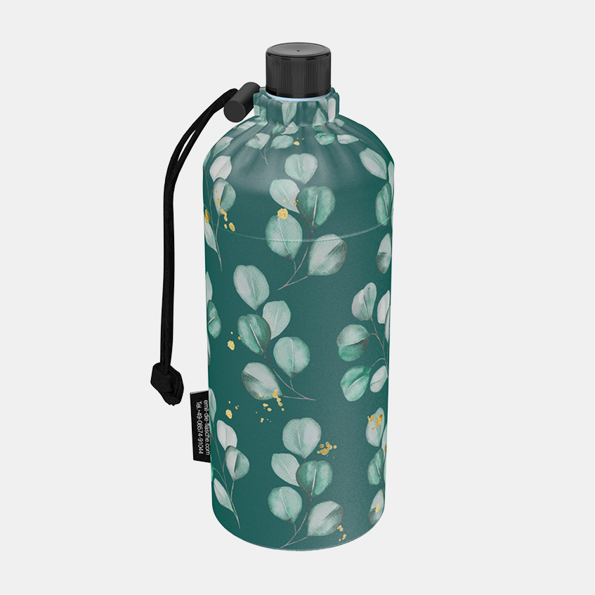 Trinkflasche Glas Eucalyptus