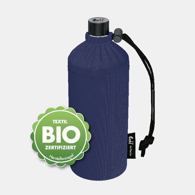 Trinkflasche Bio Blau