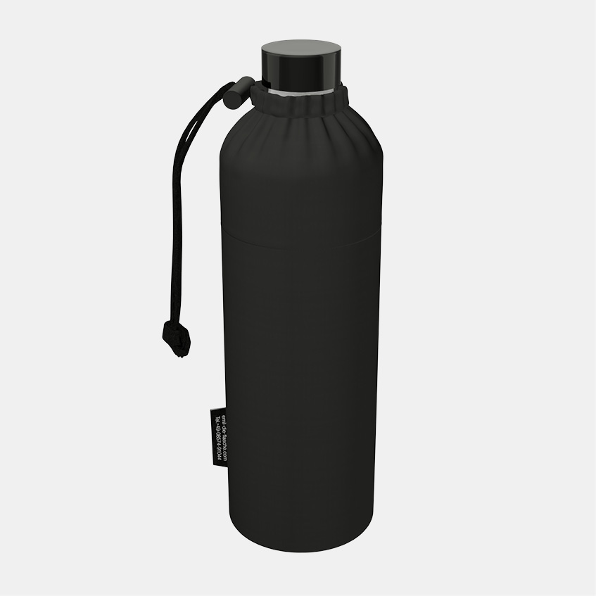 Glas Trinkflasche Ginkgo