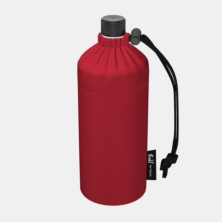 Emil Glas Trinkflasche rot