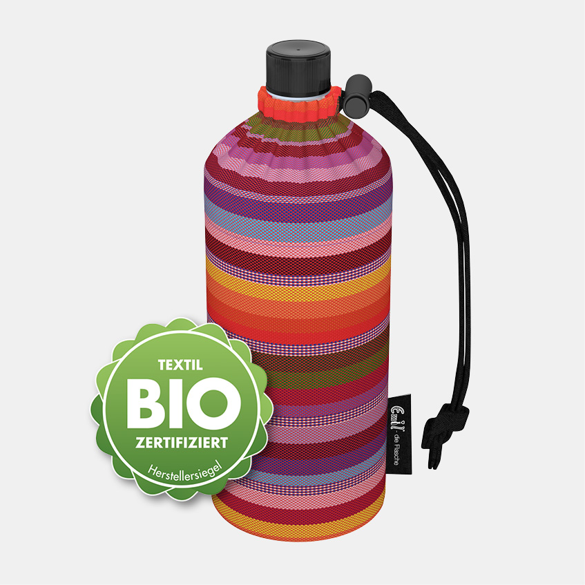 Emil Trinkflasche Bio Streifen