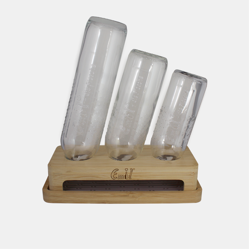 Flaschen Abtropfständer Bambus