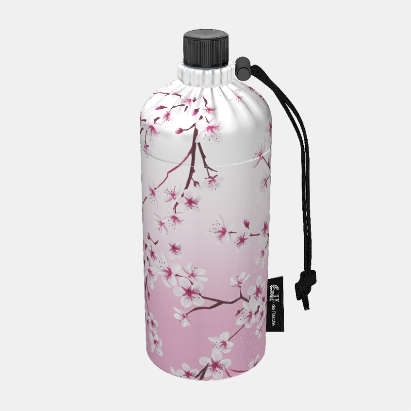Trinkflasche Erwachsene Design Kirschblüte