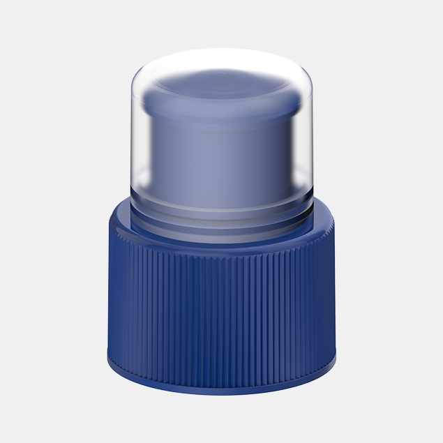 Trinkcap Ziehventil blau