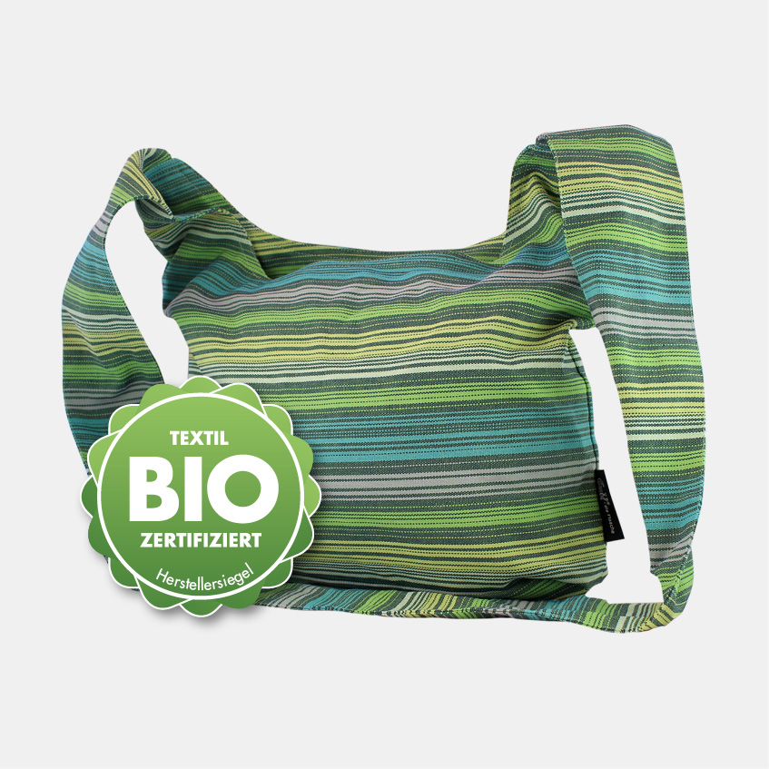 Shopper aus Baumwolle mit Reißverschluss Bio Spring