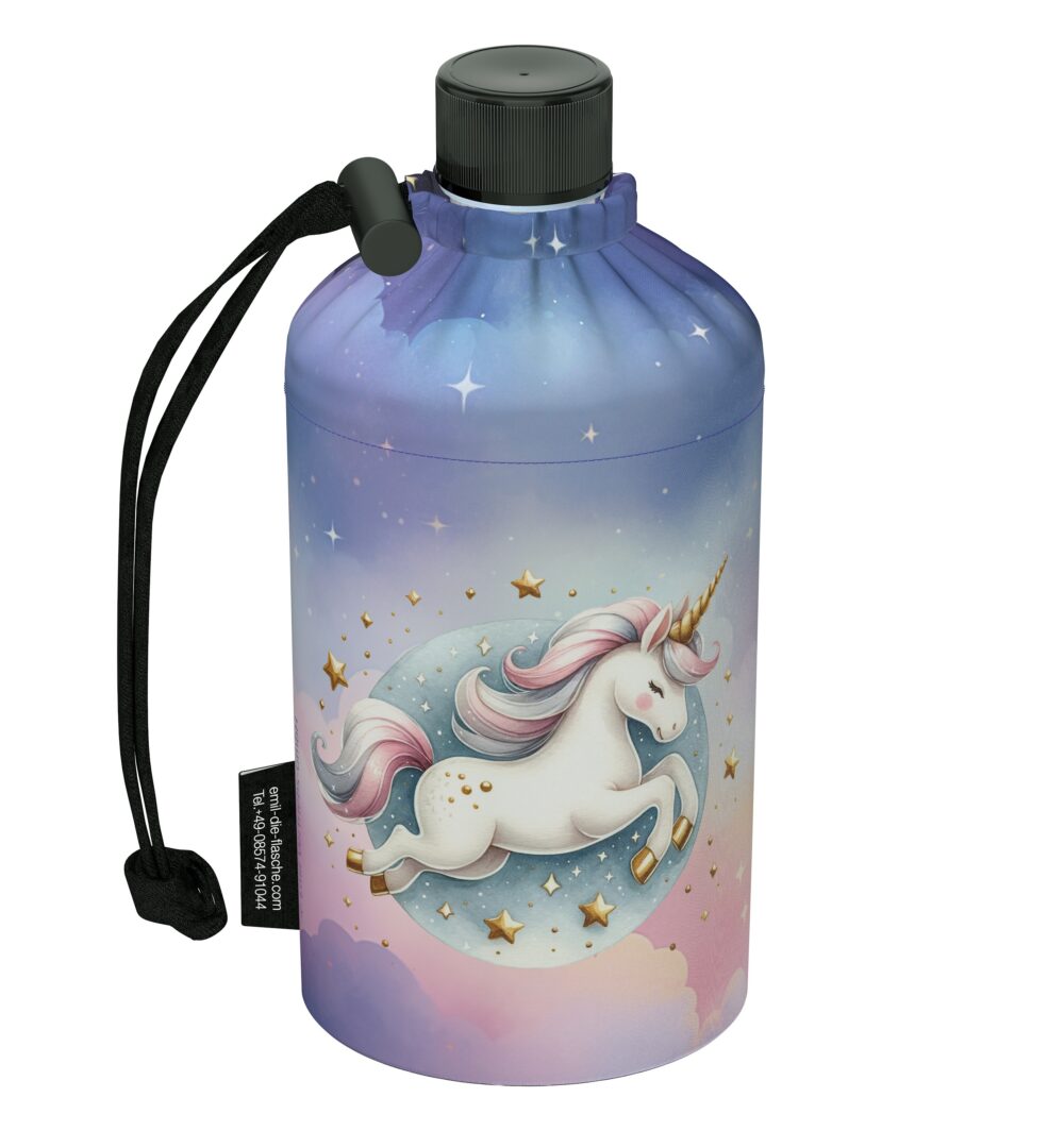 Trinkflasche Kinder Unicorn – Bild 2